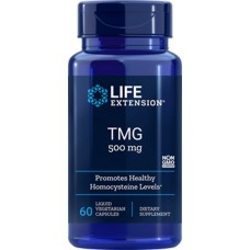 Life Extension TMG 500 mg, 60 liquid vege caps